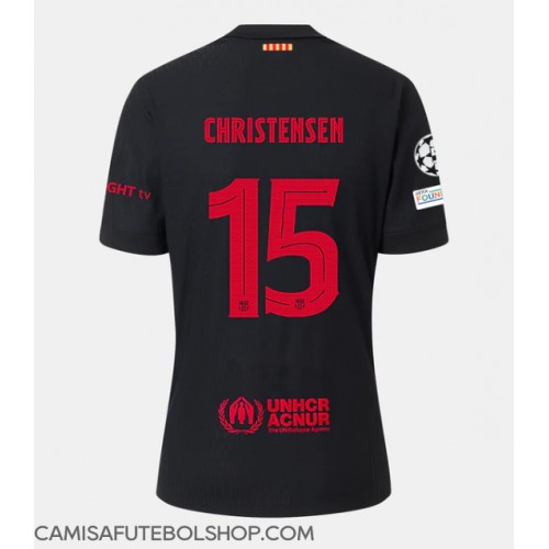 Camisa de time de futebol Barcelona Andreas Christensen #15 Replicas 2º Equipamento 2024-25 Manga Curta